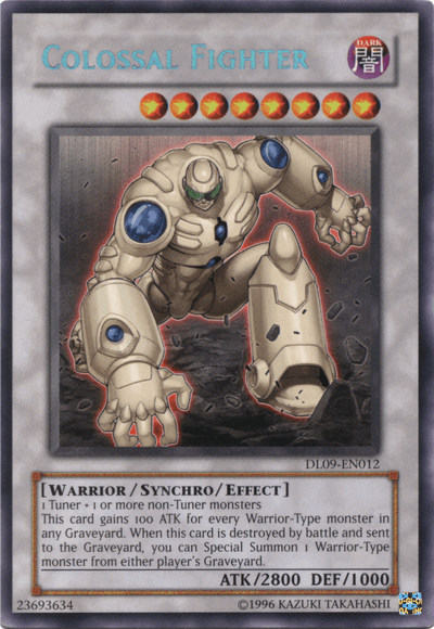 Colossal Fighter (Blue) [DL09-EN012] Rare - Doe's Cards