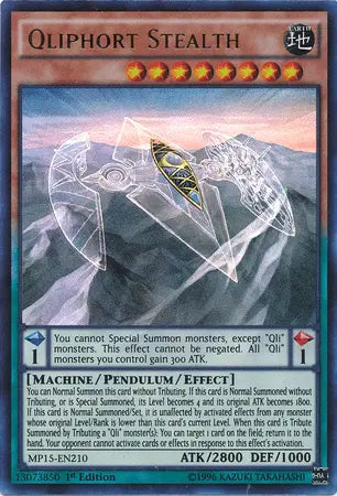 Qliphort Stealth [MP15-EN210] Ultra Rare - Doe's Cards