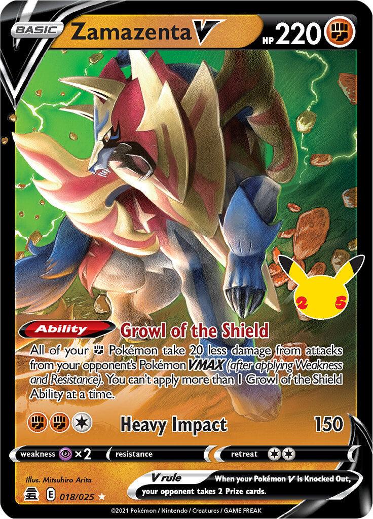 Zamazenta V (018/025) [Celebrations: 25th Anniversary] - Doe's Cards