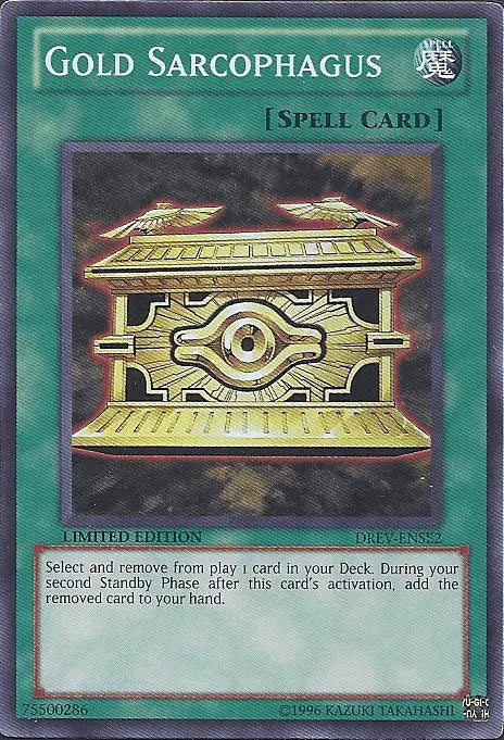 Gold Sarcophagus [DREV-ENSE2] Super Rare - Doe's Cards