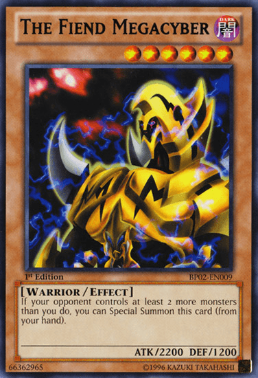 The Fiend Megacyber [BP02-EN009] Rare - Doe's Cards