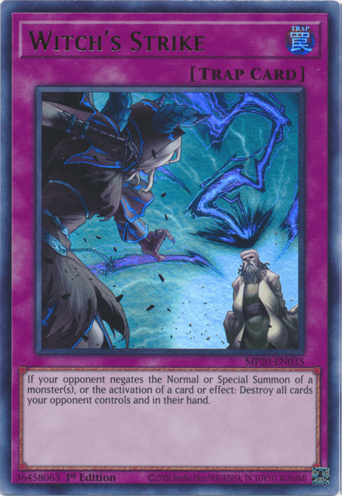 Witch's Strike [MP20-EN035] Ultra Rare - Doe's Cards