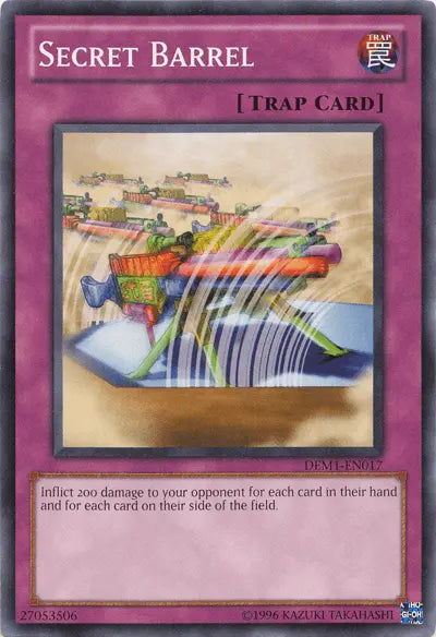 Secret Barrel [DEM1-EN017] Common - Doe's Cards