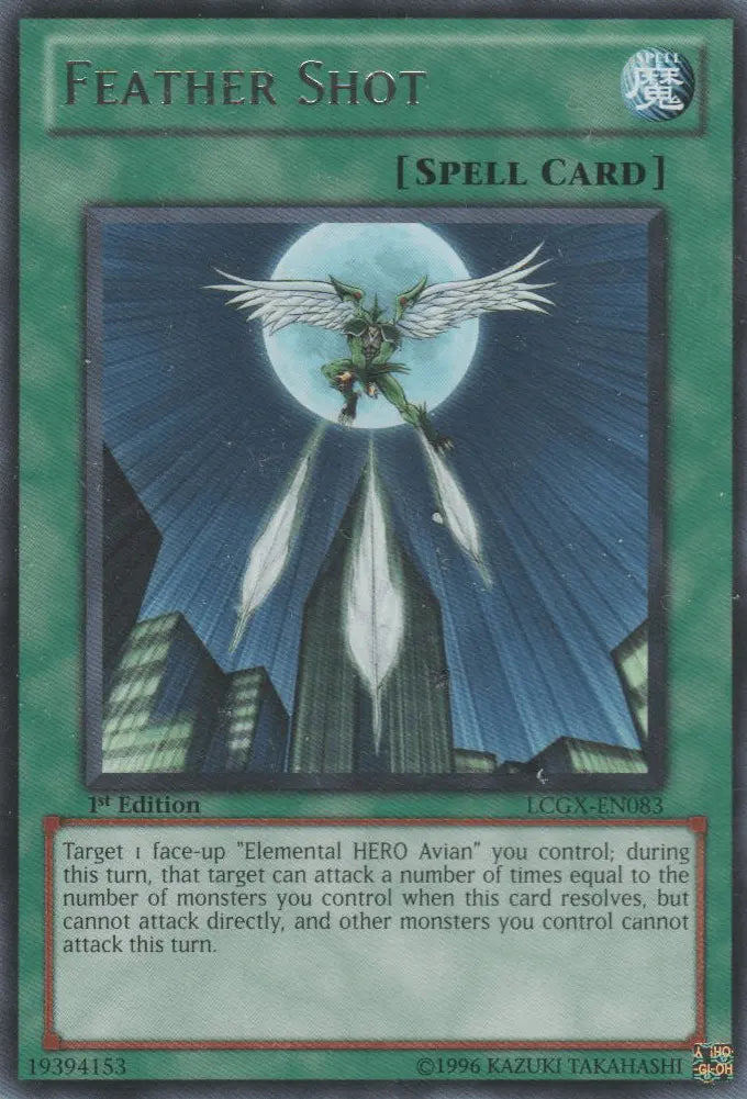 Feather Shot [LCGX-EN083] Rare - Doe's Cards