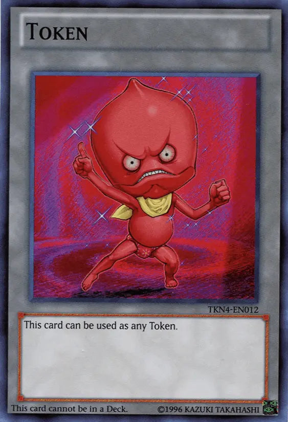 Ojama Token (Red) [TKN4-EN012] Super Rare - Doe's Cards