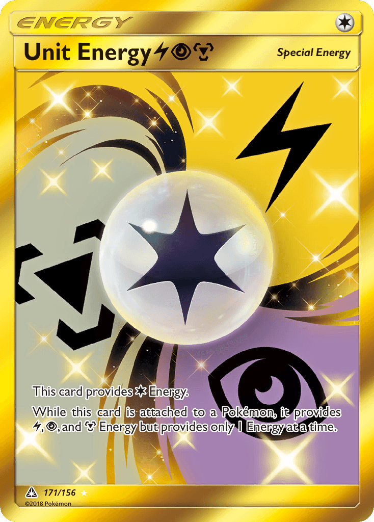 Unit Energy (171/156) (Lightning, Psychic, Metal) [Sun & Moon: Ultra Prism] - Doe's Cards