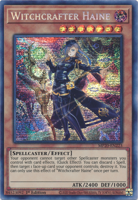 Witchcrafter Haine [MP20-EN223] Prismatic Secret Rare - Doe's Cards