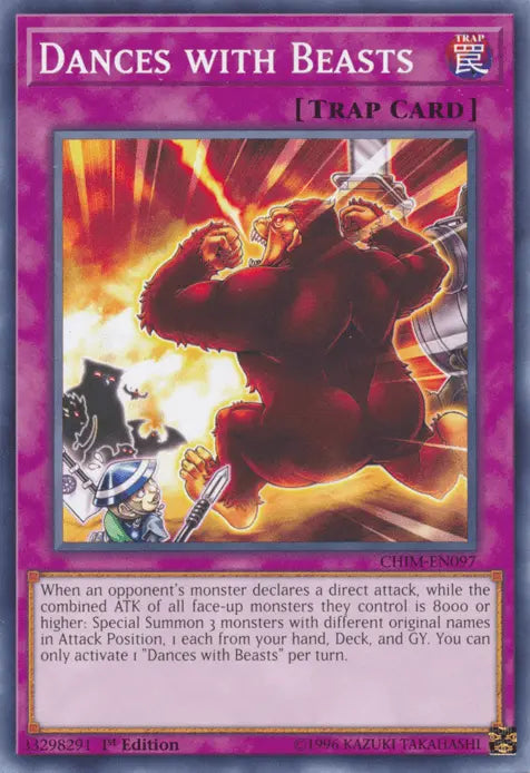 Dances with Beasts [CHIM-EN097] Common - Doe's Cards