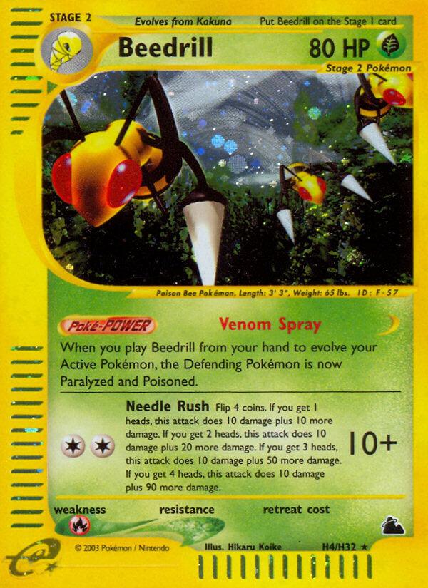 Beedrill (H4/H32) [Skyridge] - Doe's Cards