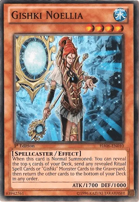 Gishki Noellia [HA06-EN010] Super Rare - Doe's Cards