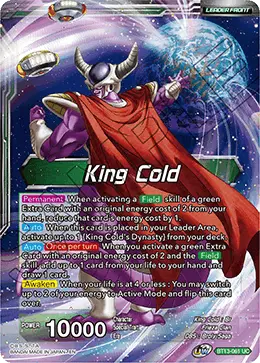 King Cold // King Cold, Ruler of the Galactic Dynasty (Uncommon) (BT13-061) [Supreme Rivalry] - Doe's Cards