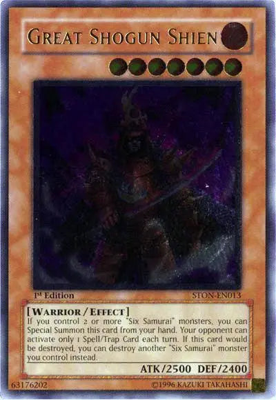 Great Shogun Shien [STON-EN013] Ultimate Rare - Doe's Cards