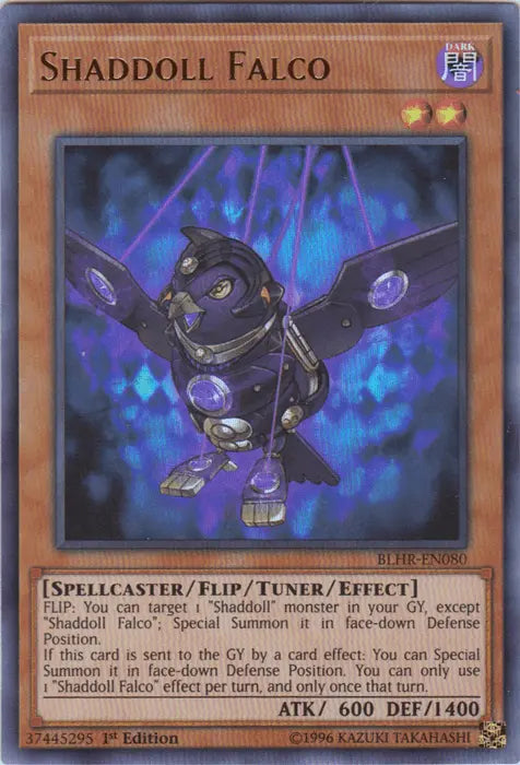 Shaddoll Falco [BLHR-EN080] Ultra Rare - Doe's Cards