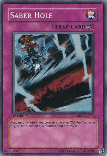 Saber Hole [ABPF-EN073] Super Rare - Doe's Cards