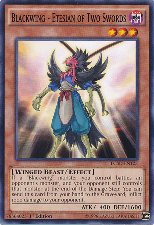 Blackwing - Etesian of Two Swords [LC5D-EN123] Common - Doe's Cards