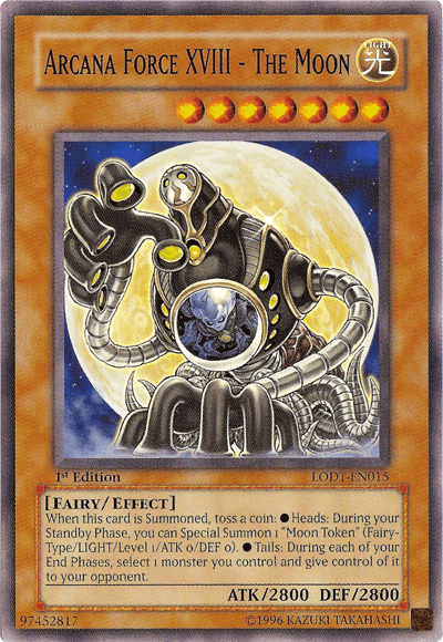 Arcana Force XVIII - The Moon [LODT-EN015] Common - Doe's Cards