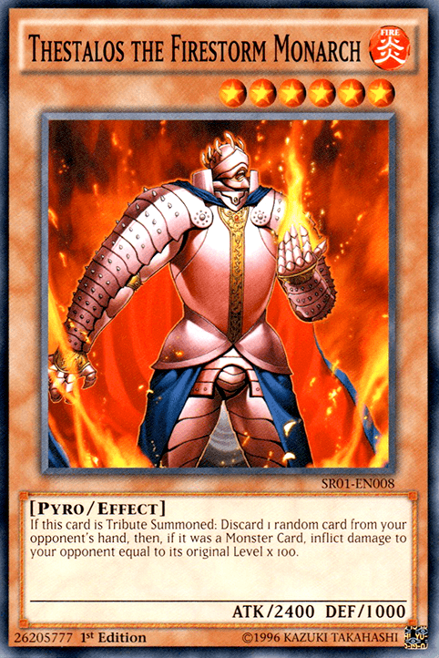 Thestalos the Firestorm Monarch [SR01-EN008] Common - Doe's Cards