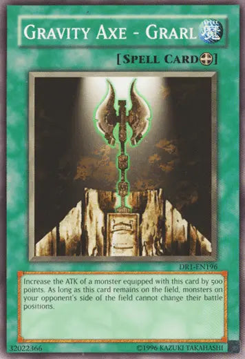Gravity Axe - Grarl [DR1-EN196] Common - Doe's Cards