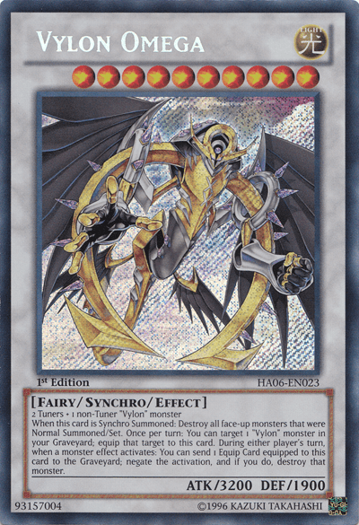 Vylon Omega [HA06-EN023] Secret Rare - Doe's Cards