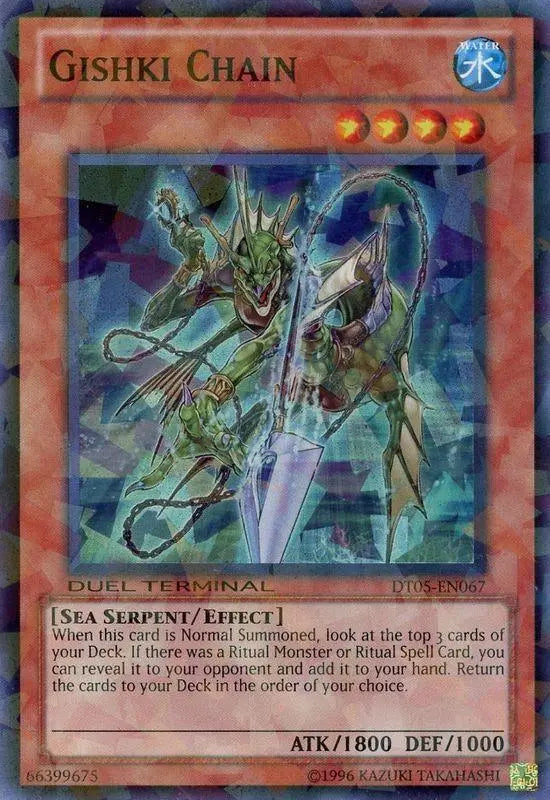 Gishki Chain [DT05-EN067] Super Rare - Doe's Cards