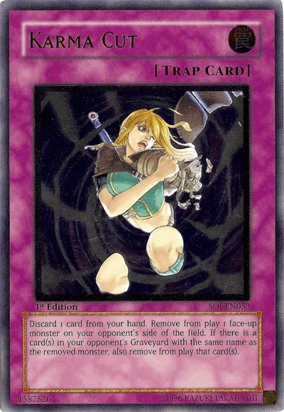 Karma Cut (UTR) [SOI-EN053] Ultimate Rare - Doe's Cards