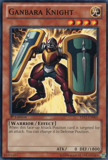 Ganbara Knight [YS12-EN005] Common - Doe's Cards