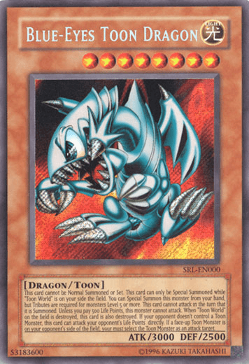 Blue-Eyes Toon Dragon [SRL-EN000] Secret Rare - Doe's Cards