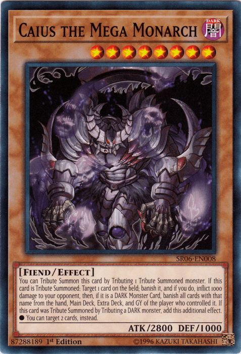 Caius the Mega Monarch [SR06-EN008] Common - Doe's Cards