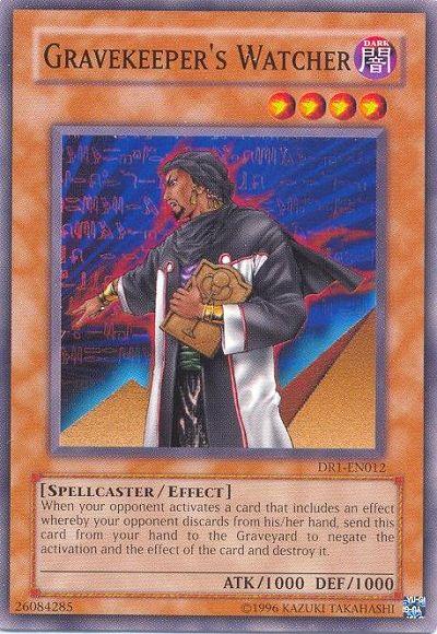 Gravekeeper's Watcher [DR1-EN012] Common - Doe's Cards
