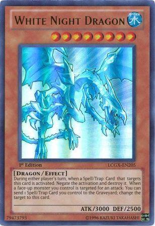 White Night Dragon [LCGX-EN205] Ultra Rare - Doe's Cards