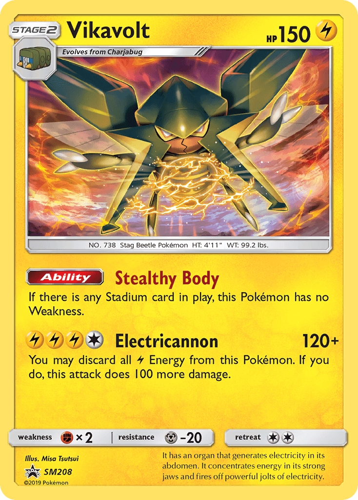 Vikavolt (SM208) [Sun & Moon: Black Star Promos] - Doe's Cards