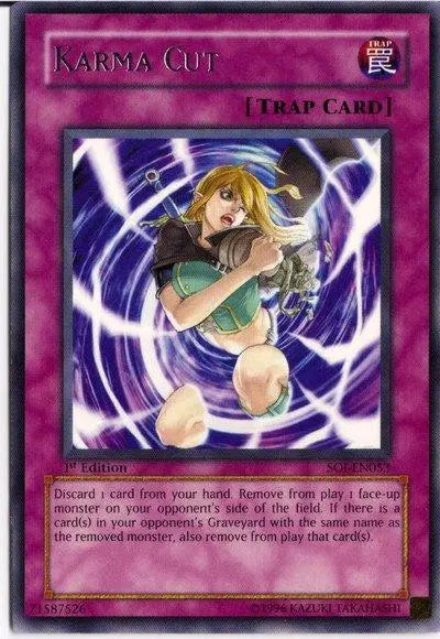 Karma Cut [SOI-EN053] Rare - Doe's Cards