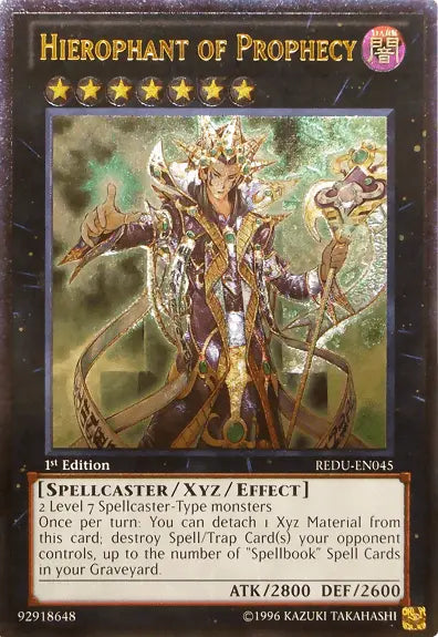 Hierophant of Prophecy [REDU-EN045] Ultimate Rare - Doe's Cards