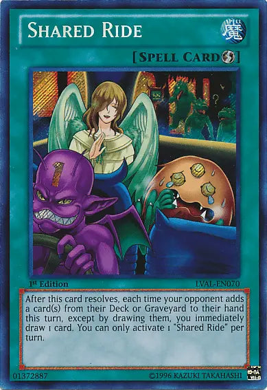 Shared Ride [LVAL-EN070] Secret Rare - Doe's Cards