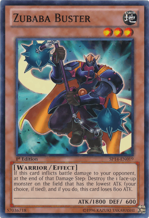 Zubaba Buster [SP14-EN019] Starfoil Rare - Doe's Cards