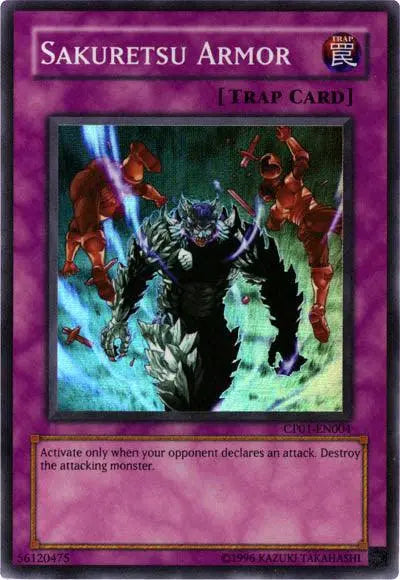Sakuretsu Armor [CP01-EN004] Super Rare - Doe's Cards