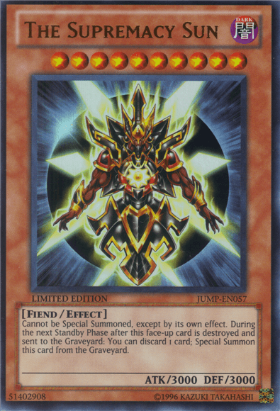 The Supremacy Sun [JUMP-EN057] Ultra Rare - Doe's Cards