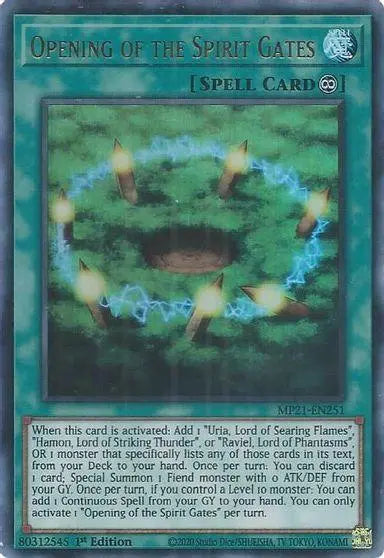Opening of the Spirit Gates [MP21-EN251] Ultra Rare - Doe's Cards