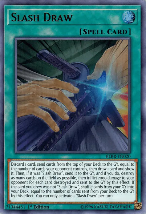 Slash Draw [BLRR-EN020] Ultra Rare - Doe's Cards