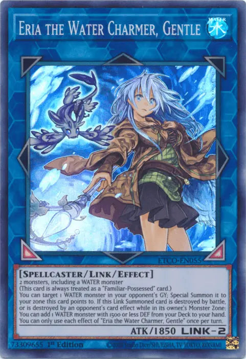 Eria the Water Charmer, Gentle [ETCO-EN055] Super Rare - Doe's Cards