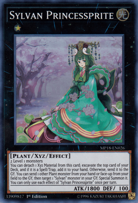 Sylvan Princessprite [MP18-EN026] Super Rare - Doe's Cards