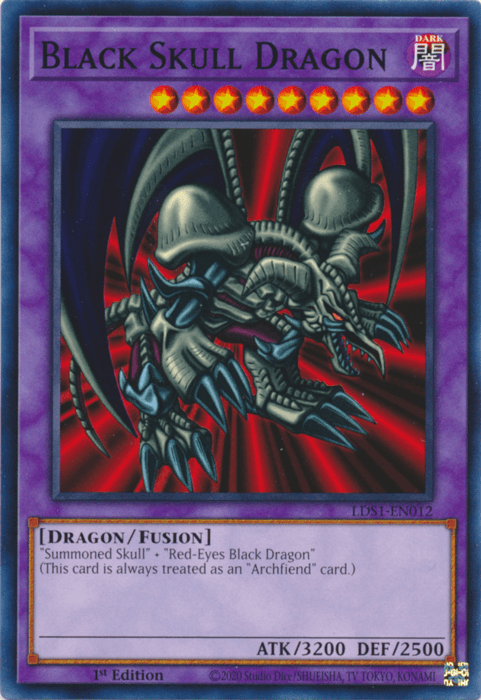 Black Skull Dragon [LDS1-EN012] Common - Doe's Cards