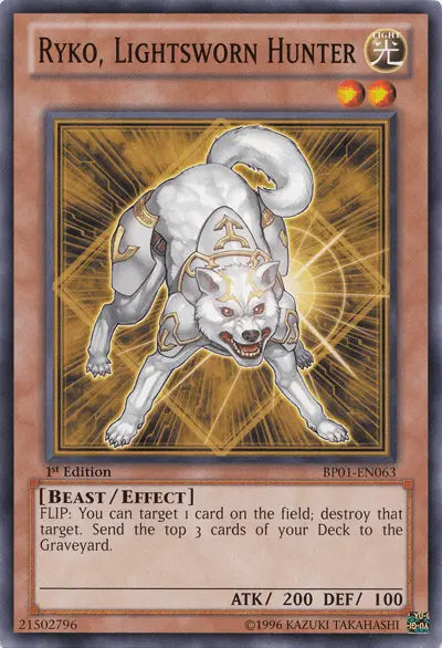 Ryko, Lightsworn Hunter [BP01-EN063] Common - Doe's Cards