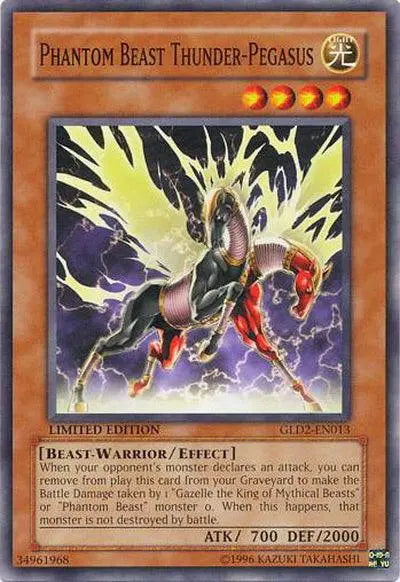 Phantom Beast Thunder-Pegasus [GLD2-EN013] Common - Doe's Cards
