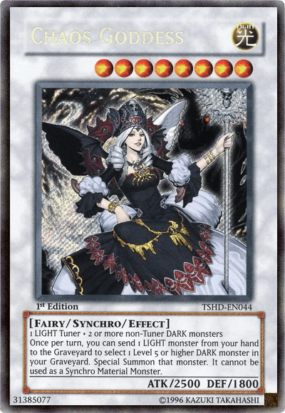 Chaos Goddess [TSHD-EN044] Secret Rare - Doe's Cards