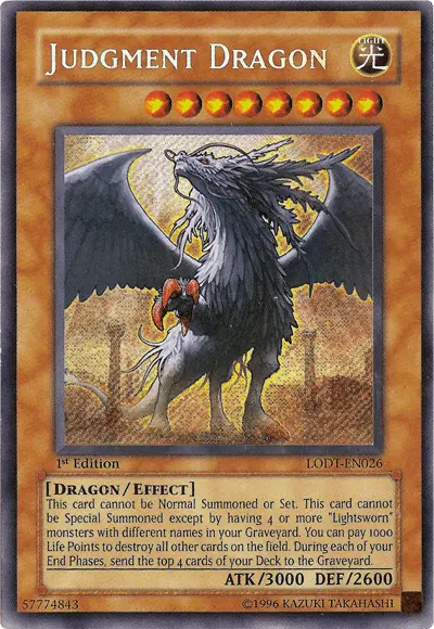 Judgment Dragon [LODT-EN026] Secret Rare - Doe's Cards