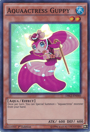 Aquaactress Guppy [DRL2-EN040] Super Rare - Doe's Cards