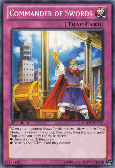 Commander of Swords [GAOV-EN068] Common - Doe's Cards