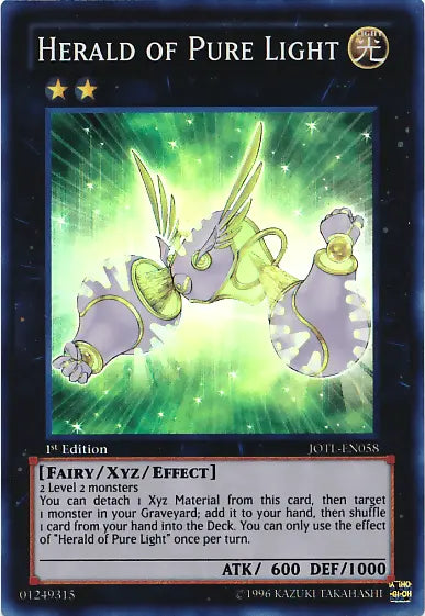 Herald of Pure Light [JOTL-EN058] Super Rare - Doe's Cards