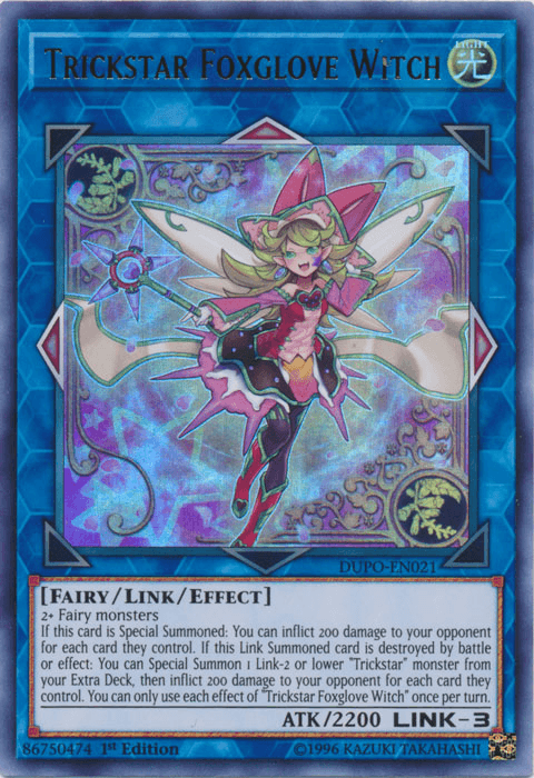 Trickstar Foxglove Witch [DUPO-EN021] Ultra Rare - Doe's Cards